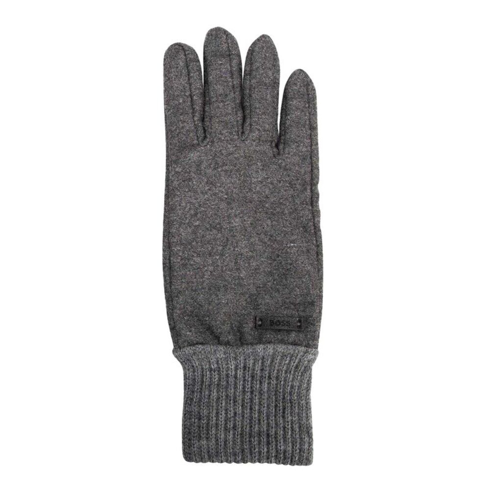 Boss Kalsper Wool Blend Gloves / Gray